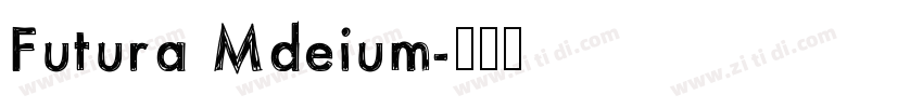 Futura Mdeium字体转换